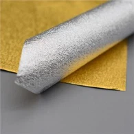 עטיפת נייר כסף מוזהבת